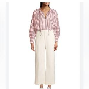 NWOT Boss Bateco Oversized Stripe Blouse - Sz 4